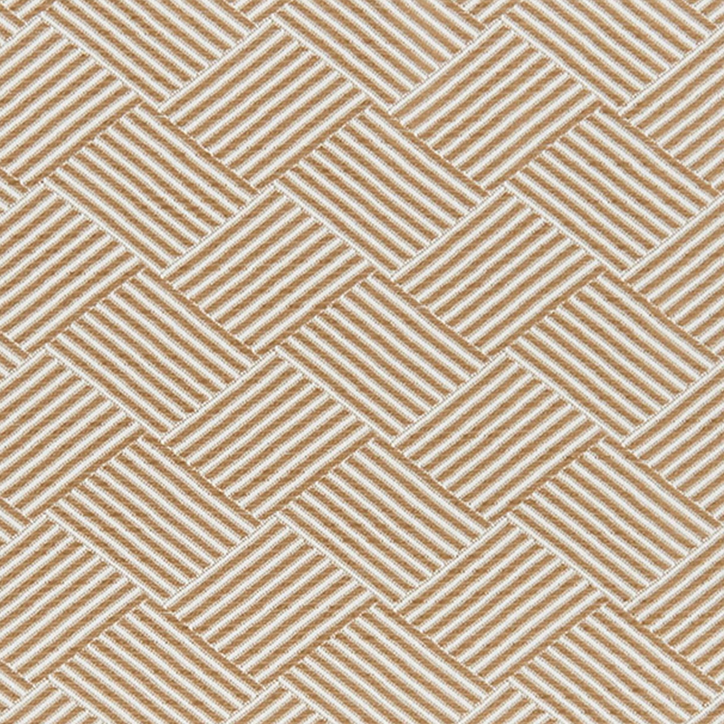 Yellow and gold geometric jacquard fabric texture.