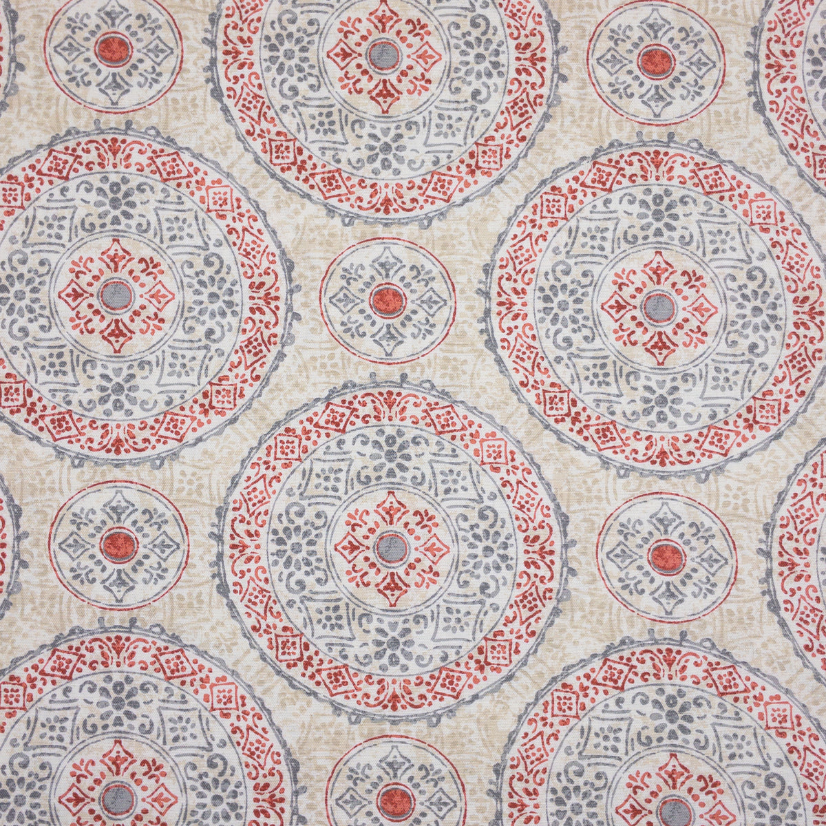STOUT TEXTILES  MULTIPURPOSE,PRINT TRADITIONAL, MEDALLION RUSSET   - WALP-1