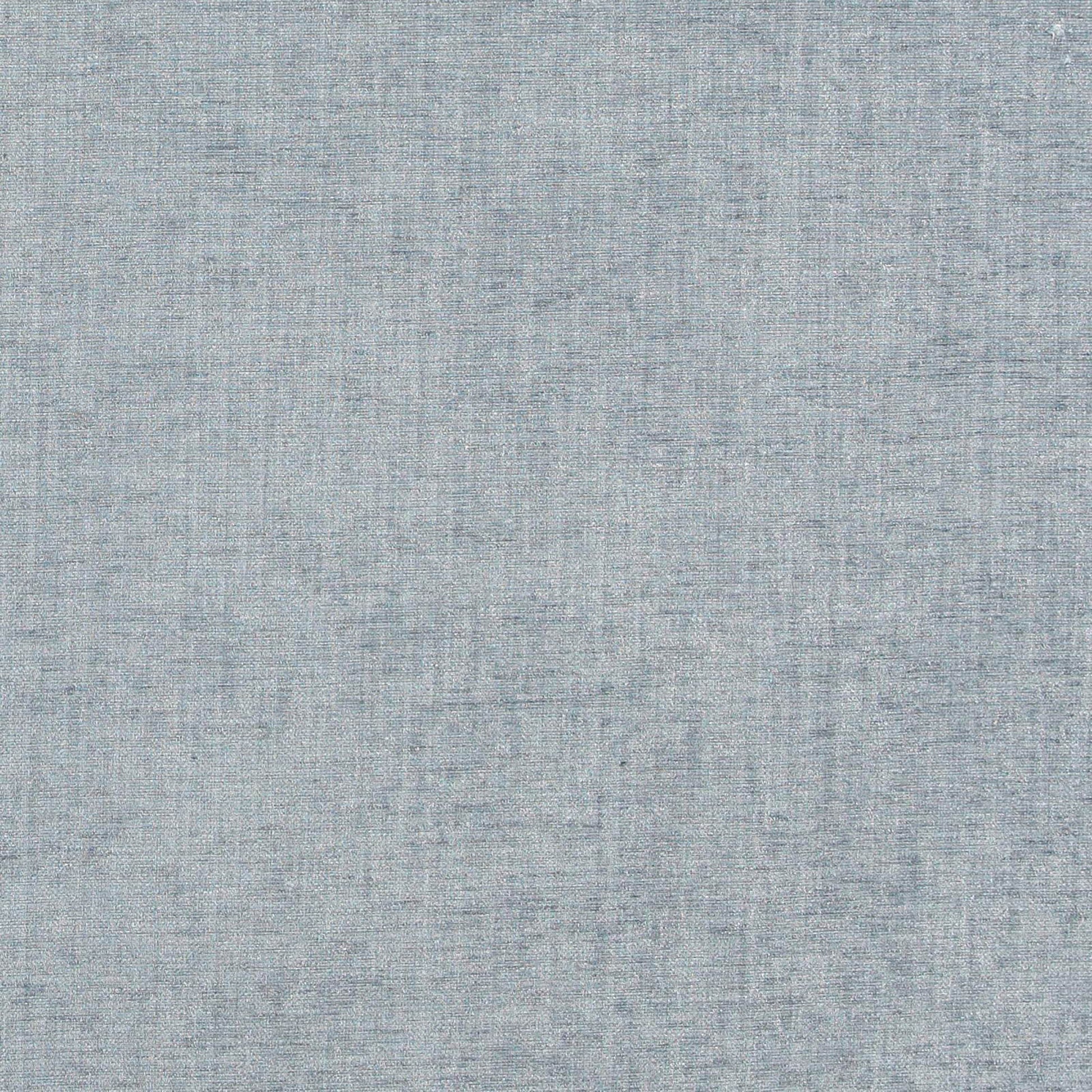 Blue chenille fabric swatch with a textured weave, ideal for upholstery or curtains.