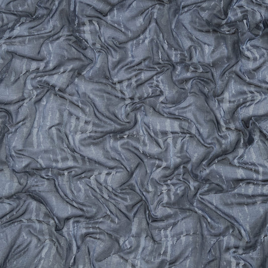 JF Fabrics WATERCOLOR 69 Fabric Plain, Abstract Blue, Grey, Black  Wide Width, Sheer - 8934269 J9001