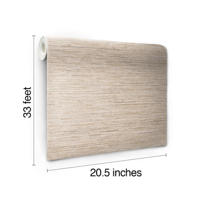 York Wallcoverings Grasscloth Resource Library Grasscloth Brown Wallpaper Pearlescent Pearlescent Brown   - WB5502