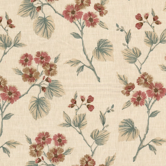 STOUT TEXTILES  MULTIPURPOSE,EMBROIDERIES TRANSITIONAL,, FLORAL SPICE   - WEBE-1