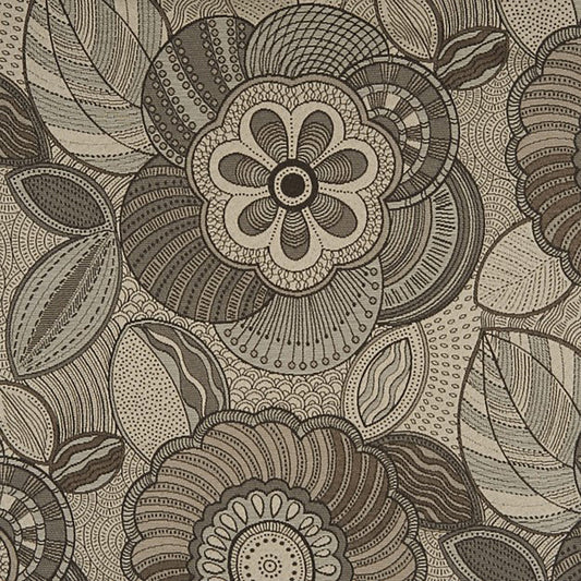 JF Fabrics Crypton WELLAND 96 Fabric Transitional,Contemporary,Floral Grey,Silver  Jacquard,Texture - 5740296 J6861