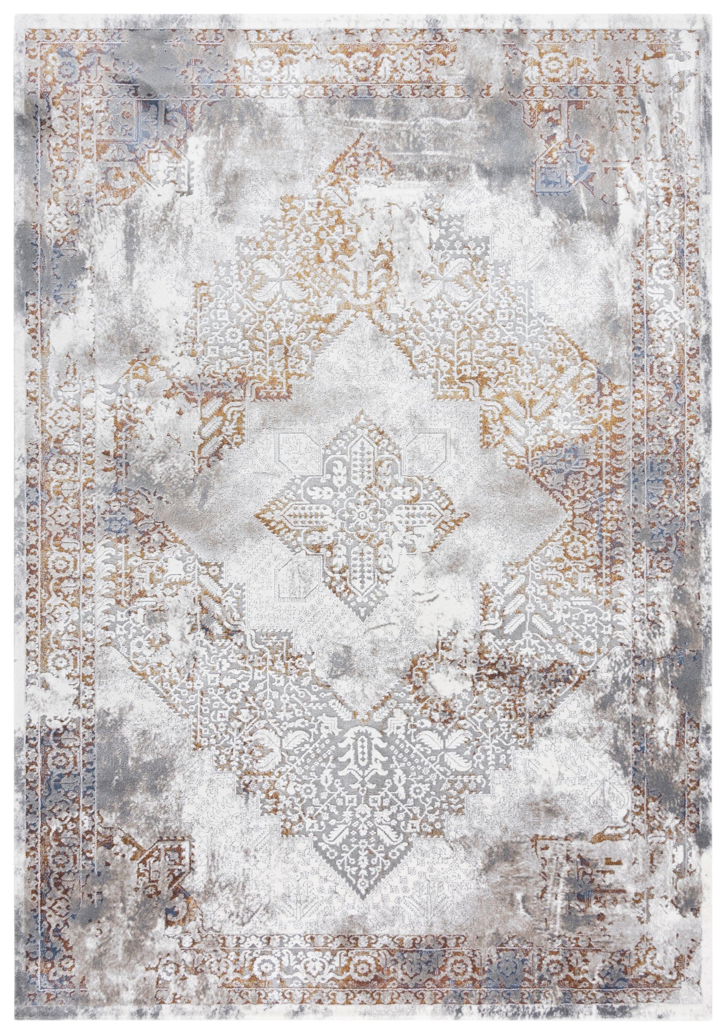 Transitional rug, 4' x 6'.