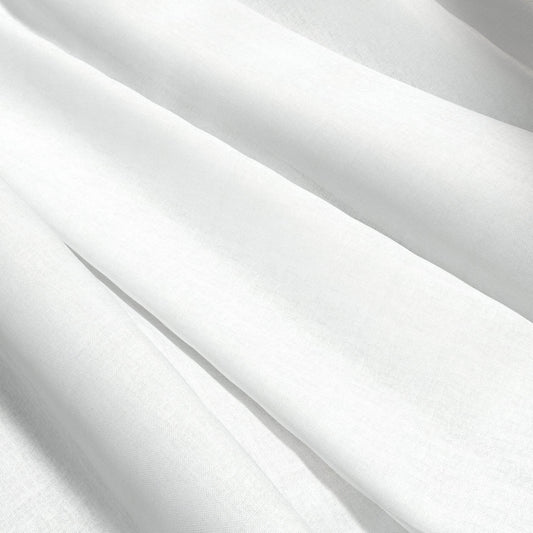 JF Fabrics WESTERLY 91 Fabric Plain White, Off-White  Sheer, Wide Width - 9042691 J9151