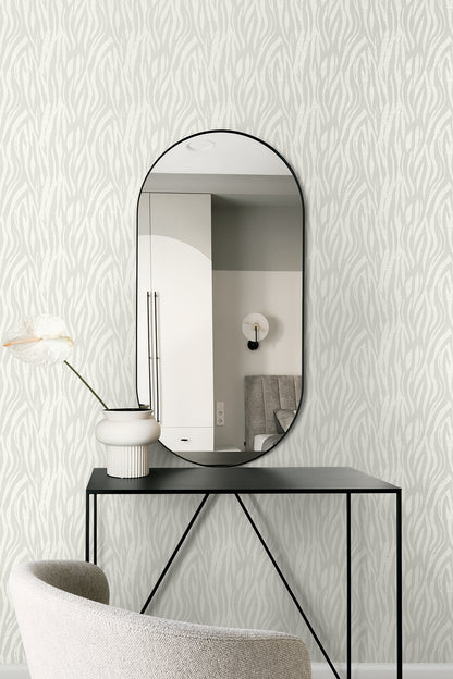 Seabrook Designs  Jazz Faux Skin Animal Print Contemporary Cool Neutrals   - WH40210