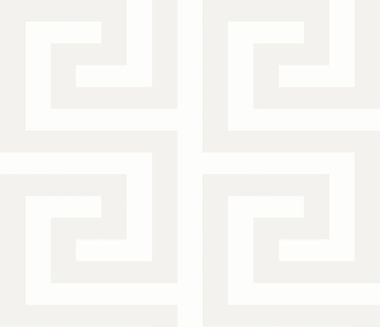 Seabrook Designs  Forte Greek Key Geometric Contemporary Cool Neutrals   - WH40310