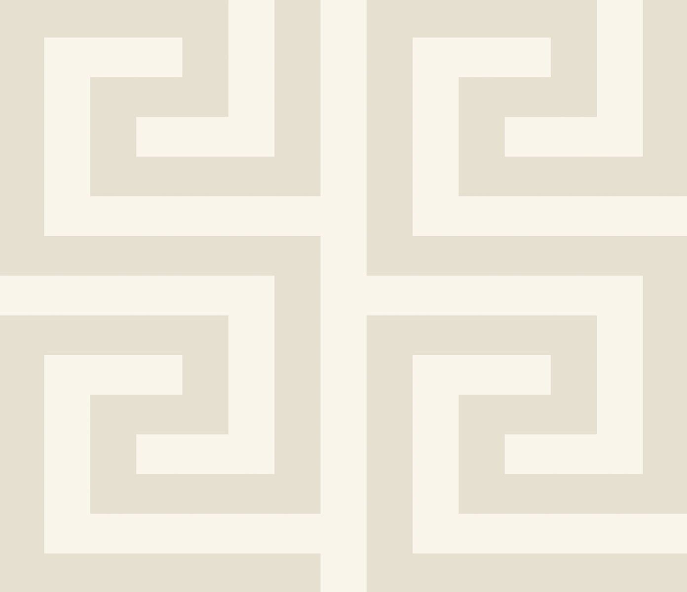 Seabrook Designs  Forte Greek Key Geometric Contemporary Warm Neutrals, Beiges   - WH40330