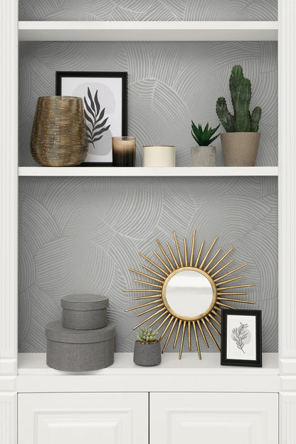 Seabrook Designs  Symphony Geometric Geometric Contemporary Grays   - WH40405