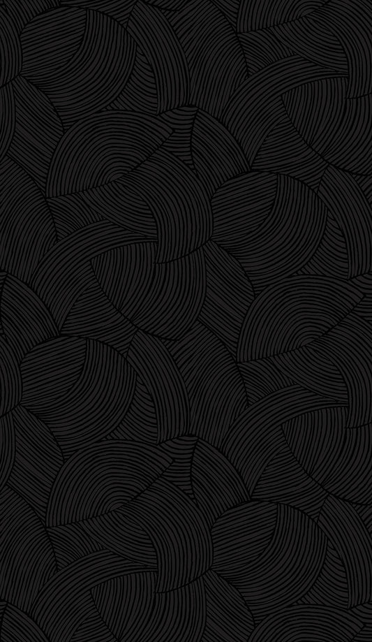 Seabrook Designs  Symphony Geometric Geometric Contemporary Blacks   - WH40410