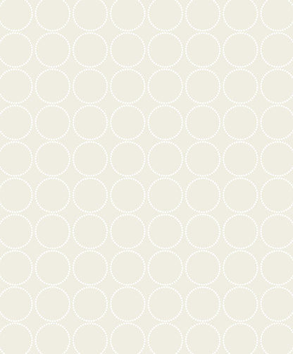 Seabrook Designs  Round Geometric Geometric Contemporary Warm Neutrals, Beiges   - WH40503