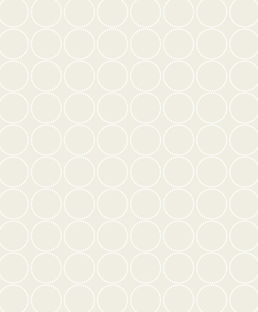 Seabrook Designs  Round Geometric Geometric Contemporary Warm Neutrals, Beiges   - WH40503