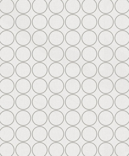 Seabrook Designs  Round Geometric Geometric Contemporary Silvers, Pewters   - WH40505