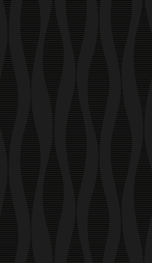 Seabrook Designs  Harmony Ikat Waves Abstract Contemporary Blacks   - WH41200