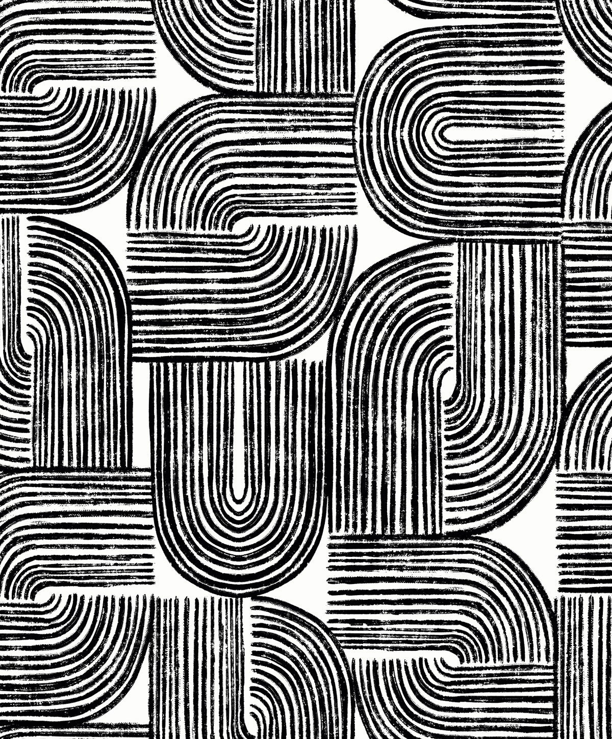 Seabrook Designs Piper Geometric Geometric Contemporary Blacks - WH413 ...