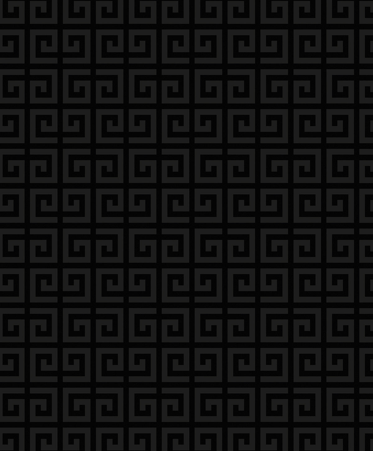 Seabrook Designs  Major Greek Key Geometric Contemporary Blacks   - WH41920