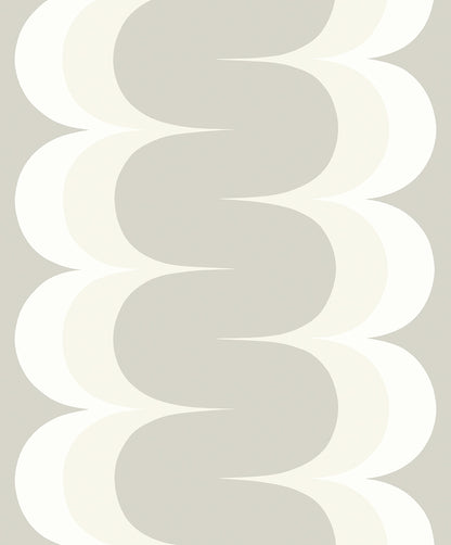 Seabrook Designs  Mandolin Geometric Stripe Geometric Contemporary Whites, Off Whites   - WH42000