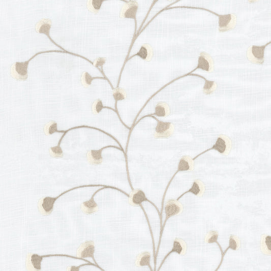 STOUT TEXTILES  DRAPERY,EMBROIDERIES TRANSITIONAL,, FLORAL BURLAP,FLAX,JUTE,LINEN   - WHEA-1