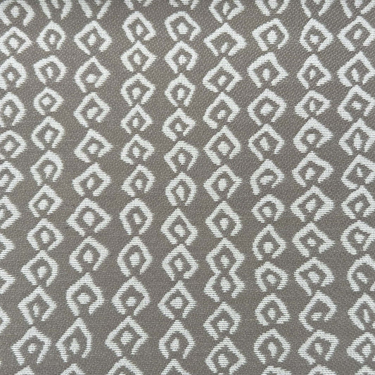 JF Fabrics Inside Out WHIRLPOOL 94 Fabric Abstract, Texture, Contemporary Grey, White  Jacquard, Outdoor - 9029794 J9211