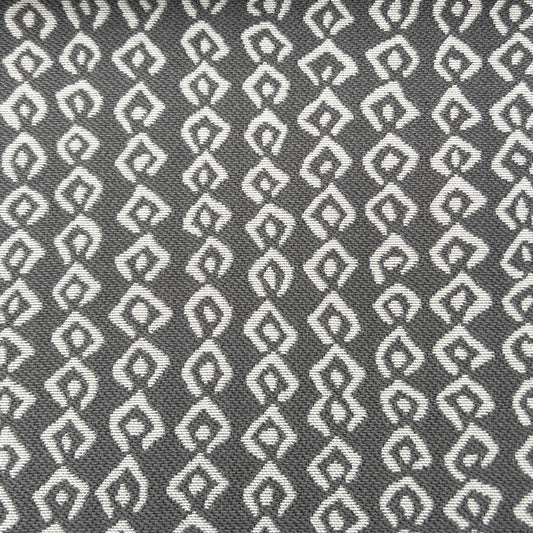 JF Fabrics Inside Out WHIRLPOOL 96 Fabric Abstract, Texture, Contemporary Grey  Jacquard, Outdoor - 9029796 J9211