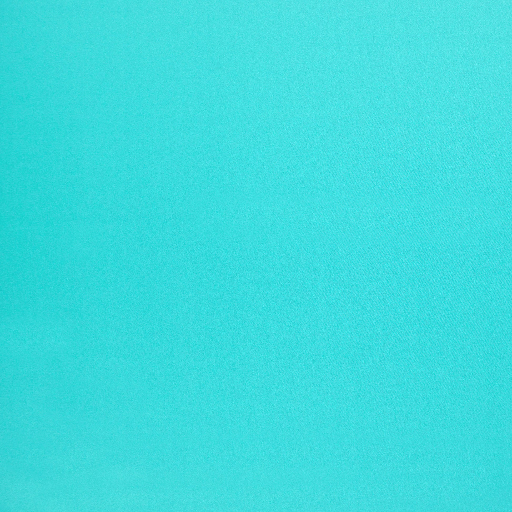 Solid turquoise fabric texture with a subtle weave