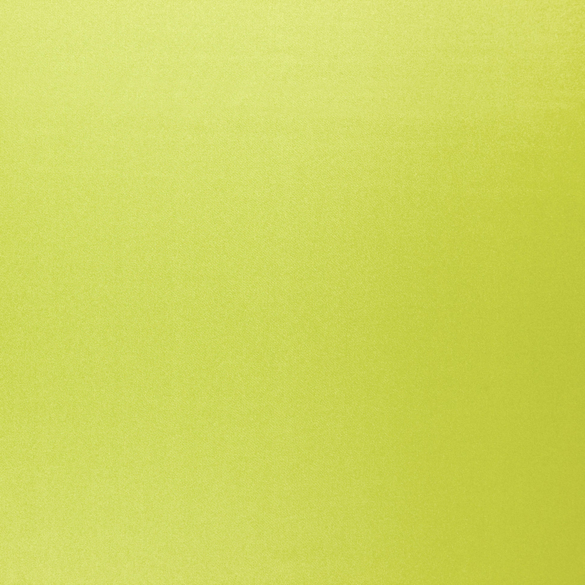 Lime-green fabric swatch with a smooth sateen finish.