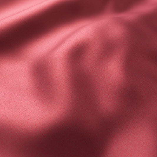 JF Fabrics JF Everyday WHISPER 245 Fabric Plain Red, Coral  Sateen - 494820245 J9021