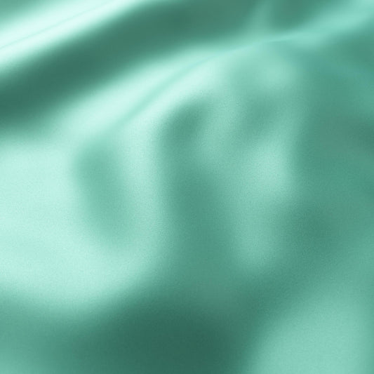 JF Fabrics JF Everyday WHISPER 277 Fabric Plain Green, Emerald  Sateen - 494820277 J9021