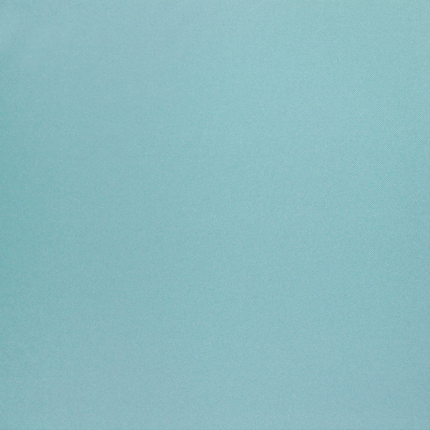 Solid turquoise sateen fabric texture, smooth and soft material suitable for apparel or home decor.