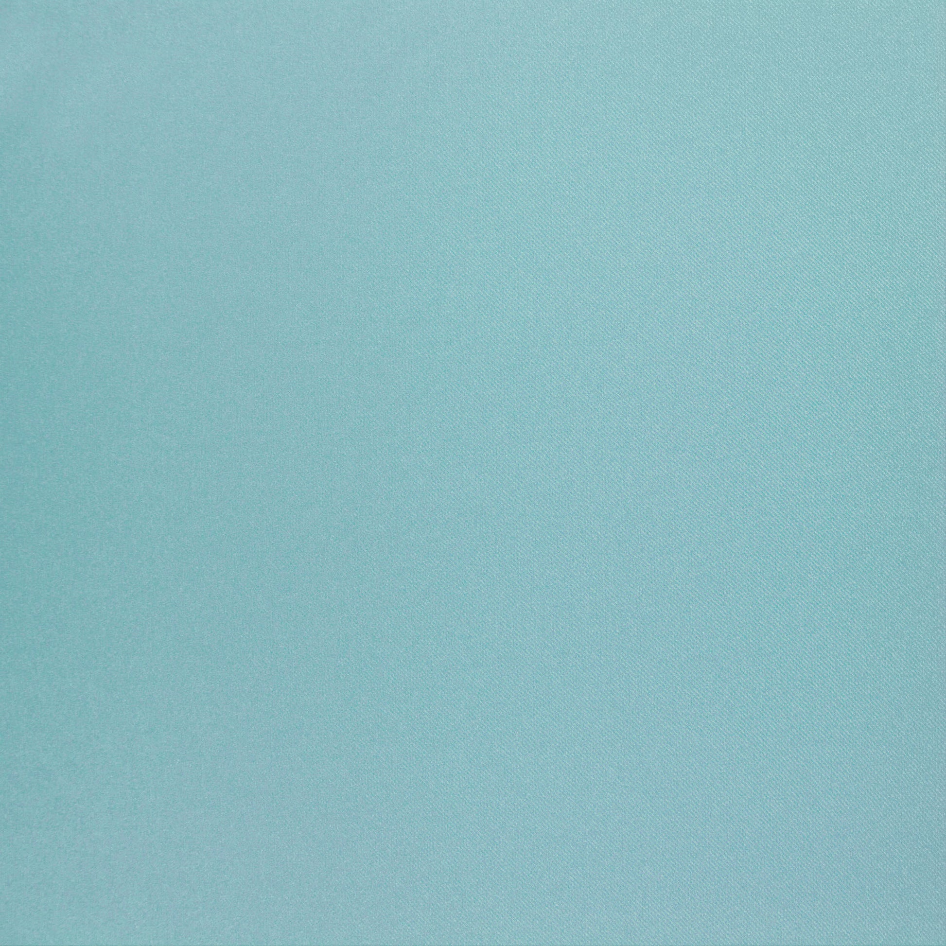 Solid turquoise sateen fabric texture, smooth and soft material suitable for apparel or home decor.