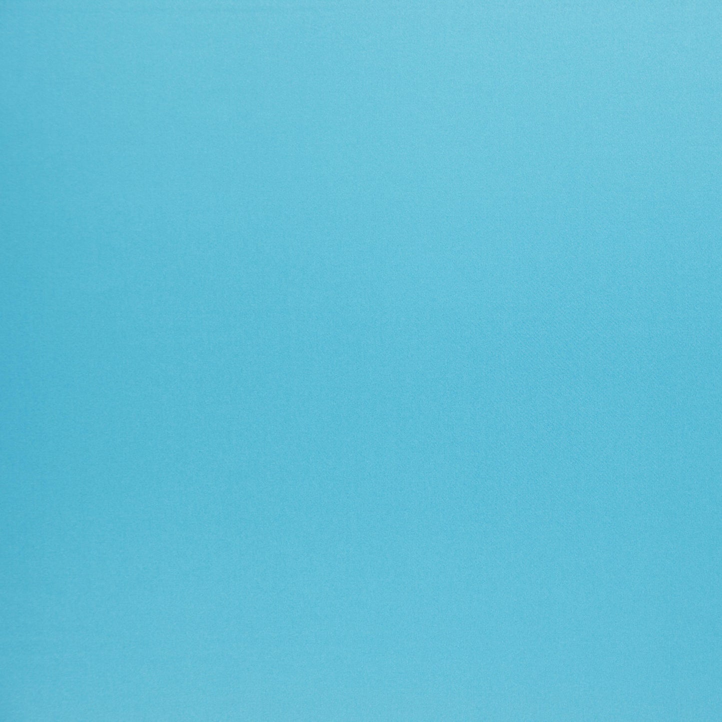 Solid light blue fabric swatch with smooth, even texture; blank backdrop suitable for product photography.