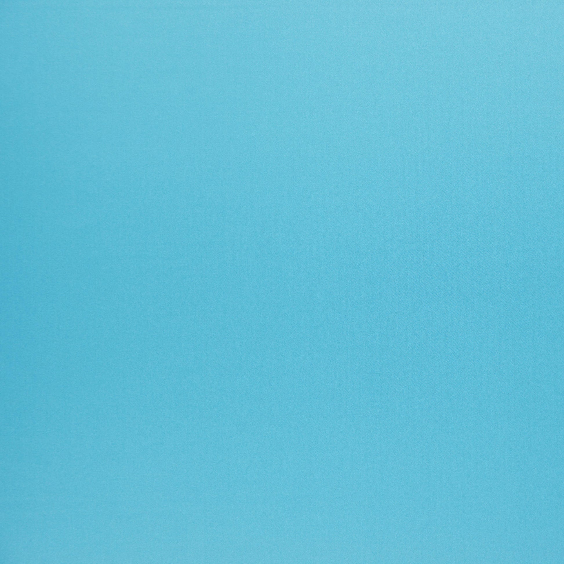 Solid light blue fabric swatch with smooth, even texture; blank backdrop suitable for product photography.