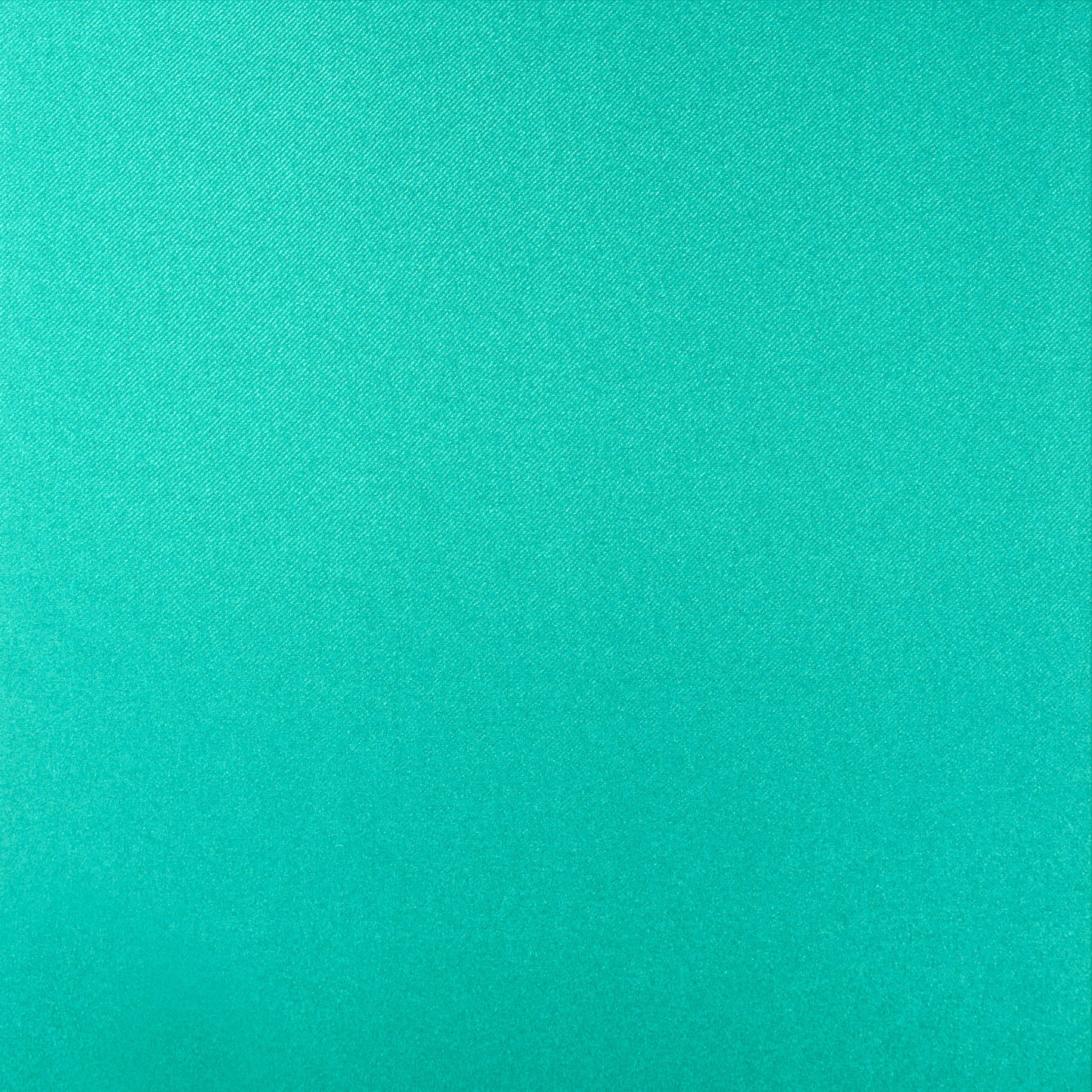 Turquoise satin swatch with subtle sheen.