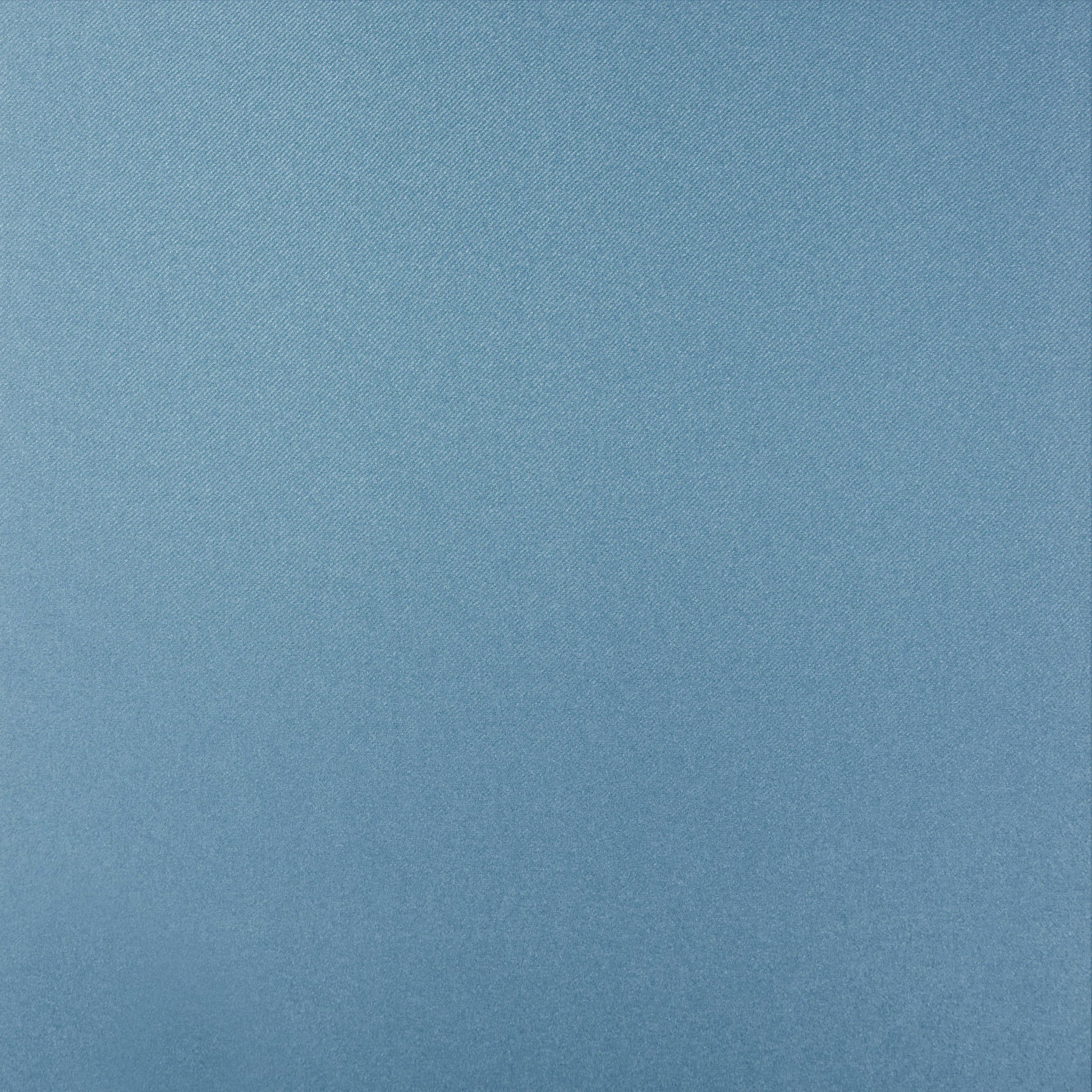 Blue sateen fabric with a subtle weave and a soft, smooth sheen.