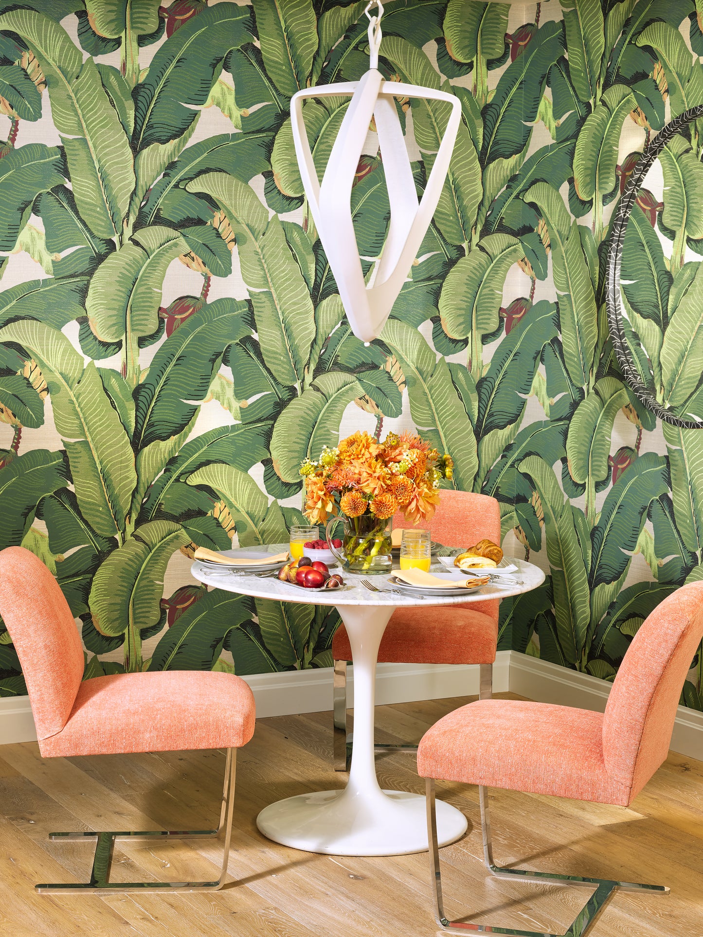 SCALAMANDRE PRINTED GRASSCLOTHS BOTANICAL , FOLIAGE, TROPICAL PRINTED GRASSCLOTHS SILVER GRAY   - WHN44001D0001