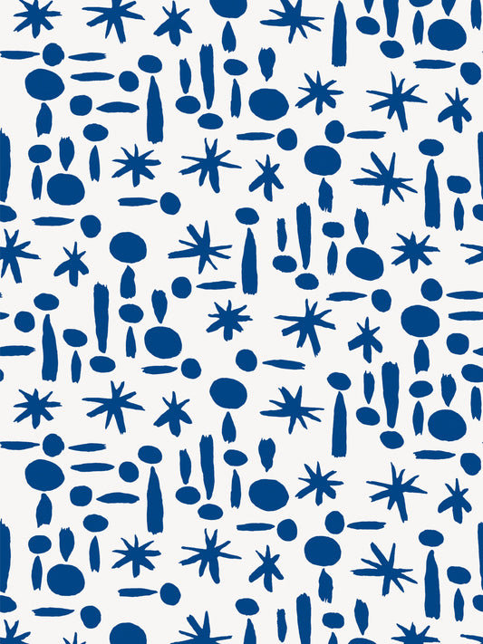 SCALAMANDRE MIRO WALLCOVERING   LAPIS   - WHNWP88627D004