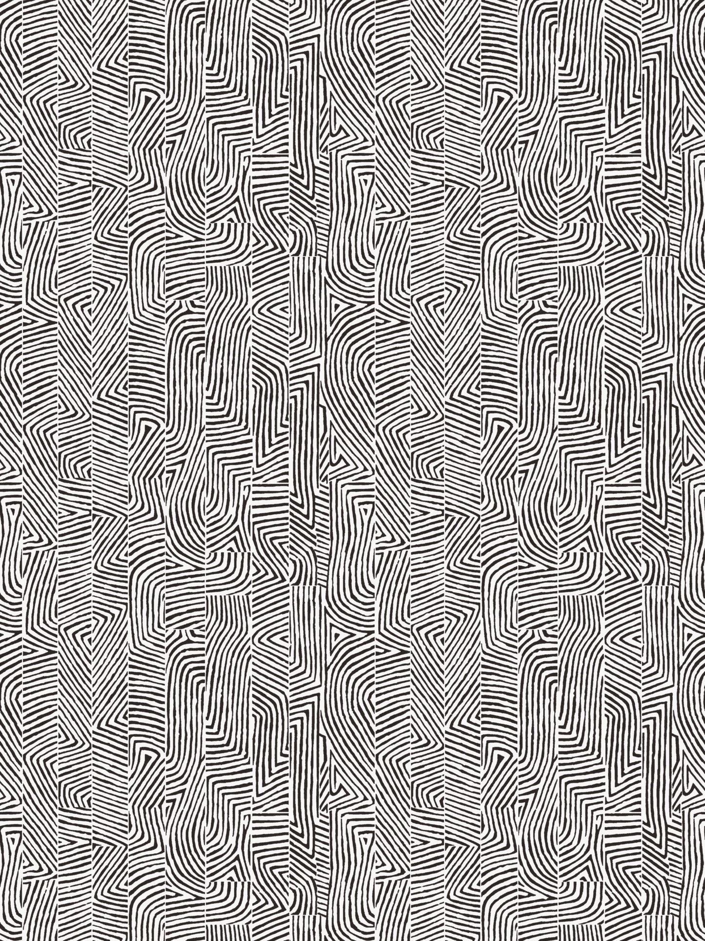 SCALAMANDRE COMBED STRIPE WALLCOVERING   EBONY   - WHNWP88628D005