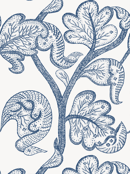 SCALAMANDRE RUSSELL WALLCOVERING   INDIGO   - WHNWP88631D001