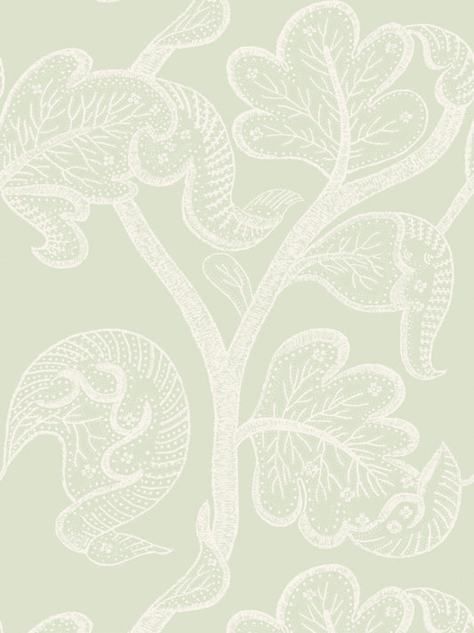 SCALAMANDRE RUSSELL WALLCOVERING   GREEN TEA   - WHNWP88631D003