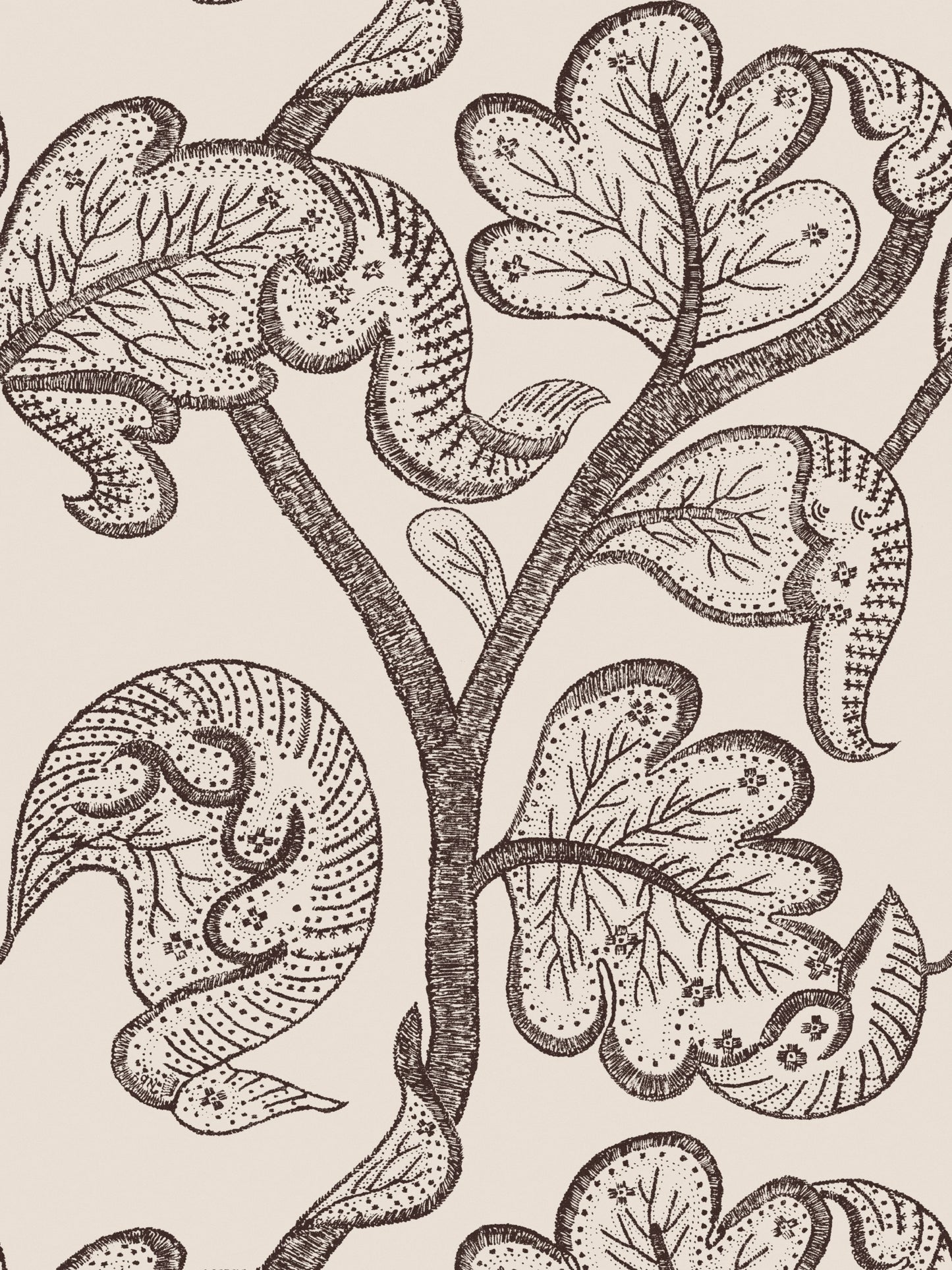 SCALAMANDRE RUSSELL WALLCOVERING   UMBER   - WHNWP88631D005