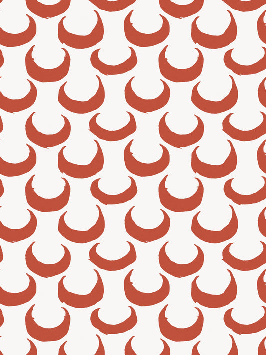 SCALAMANDRE MERLIN WALLCOVERING   RED   - WHNWP88632D003