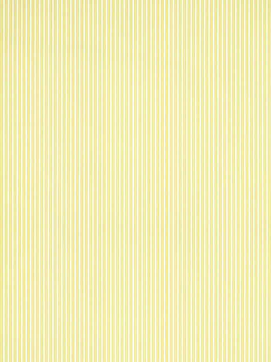 Yellow and white vertical striped wallpaper pattern for walls.