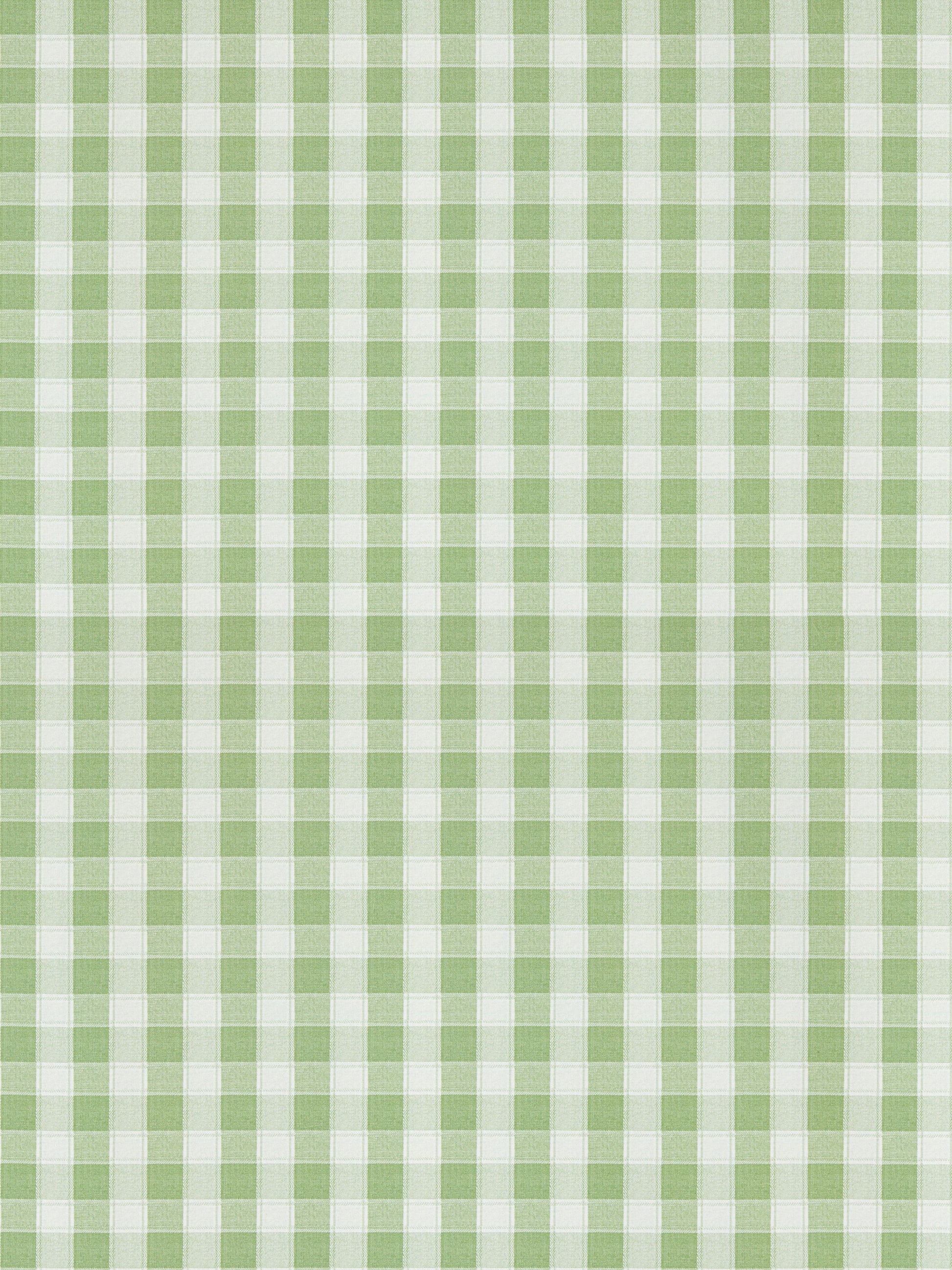 Green and white gingham fabric with small square checks; classic table linens or picnic textile.