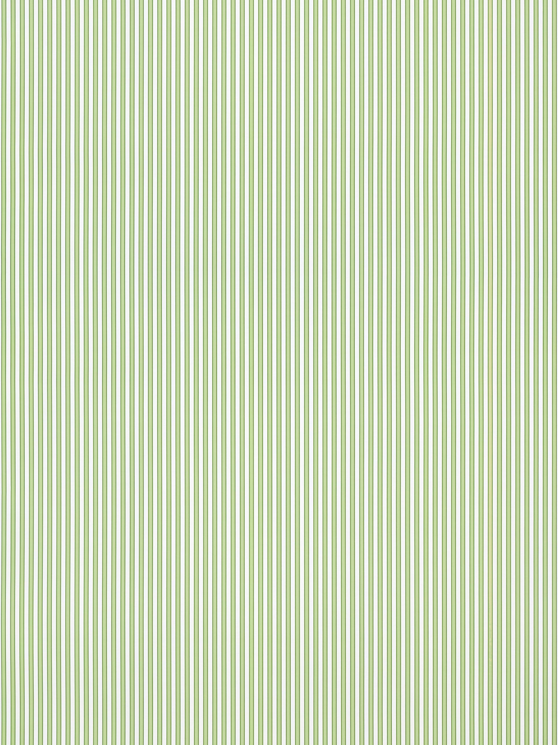 Light green and white vertical stripe pattern; fabric-like texture suitable for wallpaper or upholstery.