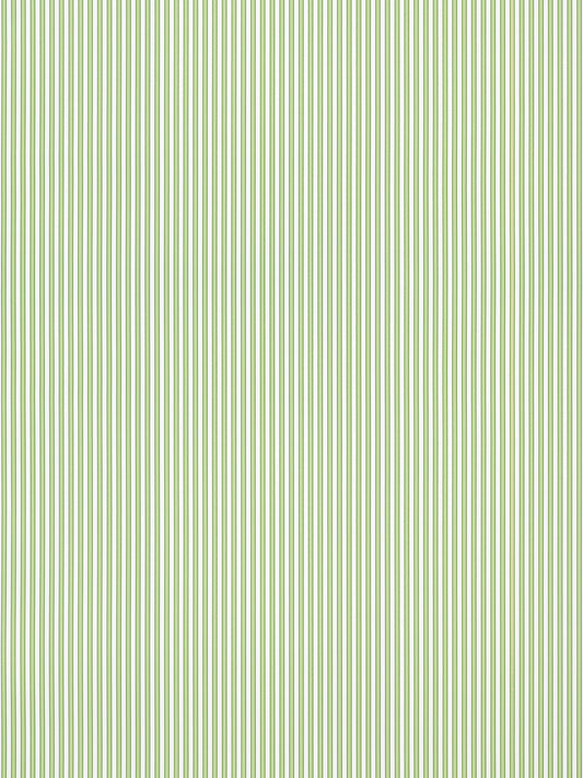 Light green and white vertical stripe pattern; fabric-like texture suitable for wallpaper or upholstery.
