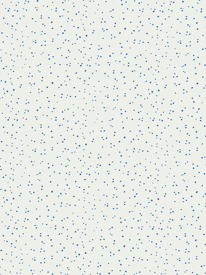 SCALAMANDRE  VAN DOTS , CIRCLES 
SMALL SCALE BLUE ON WHITE   - WHN000BP1008 NEW SKU # WHNP1008000B
