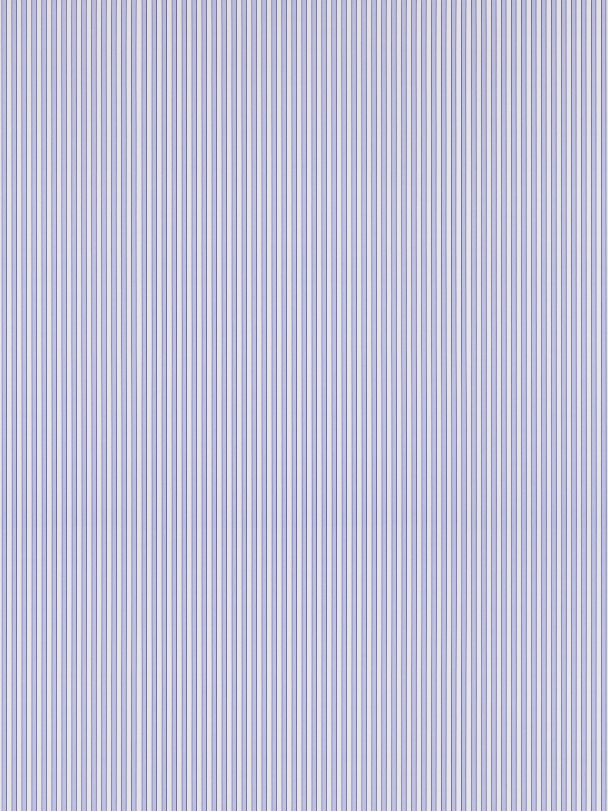 Blue and white vertical pinstripe fabric with thin stripes.