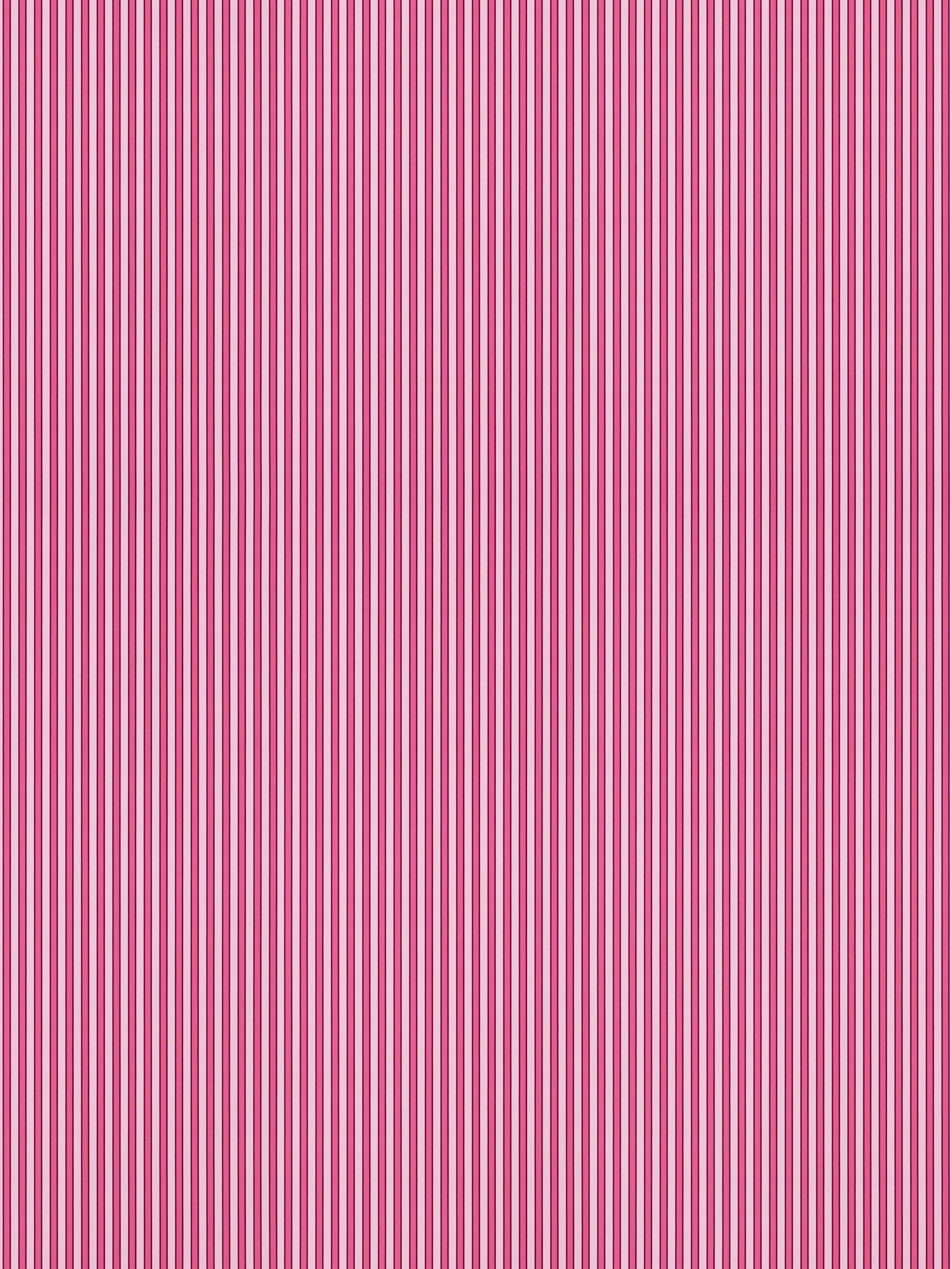 Pink and white vertical stripe pattern, textile or wallpaper design.