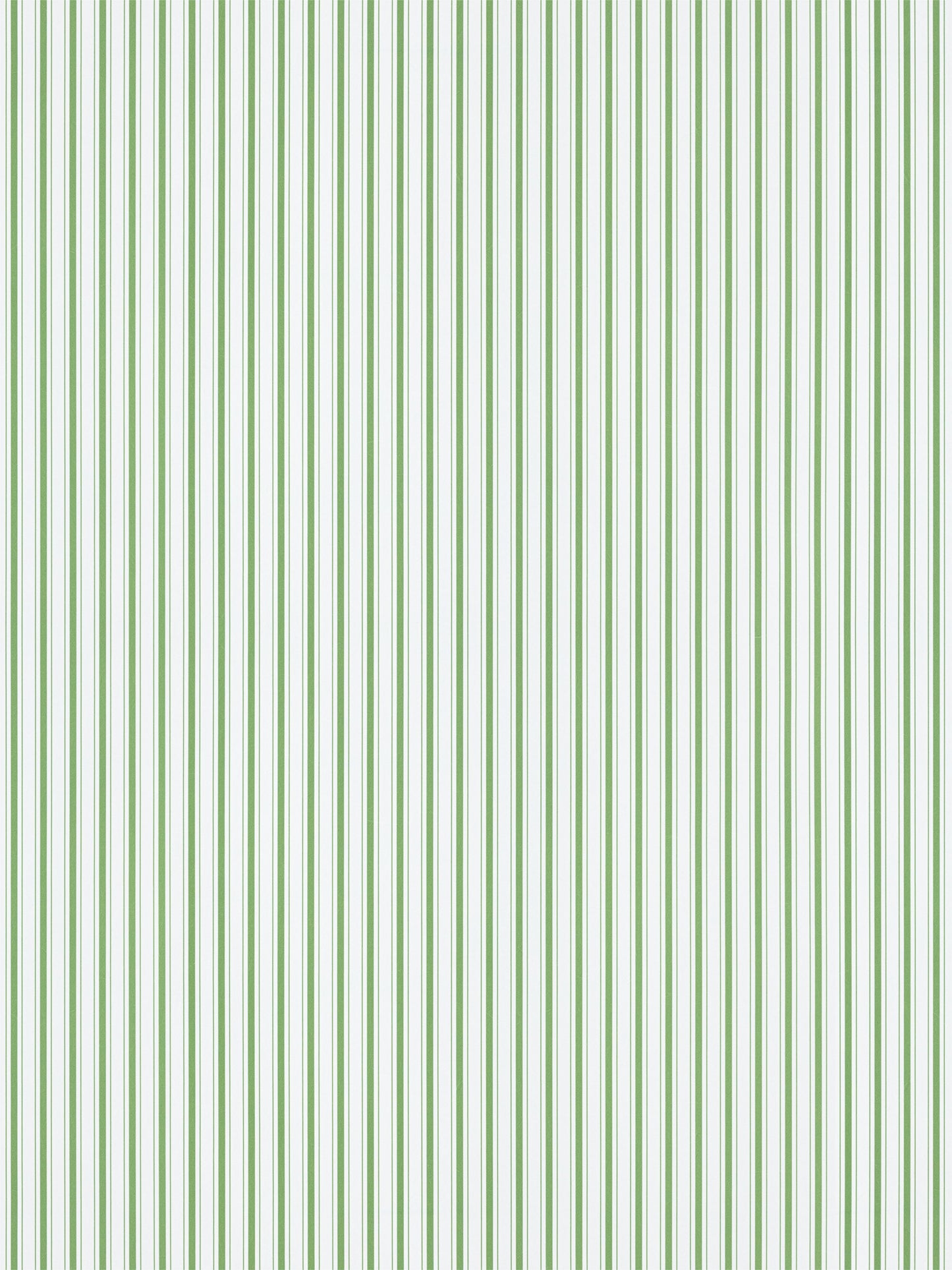 Vertical green and white striped pattern with alternating thin lines, suitable for wallpaper or fabric.