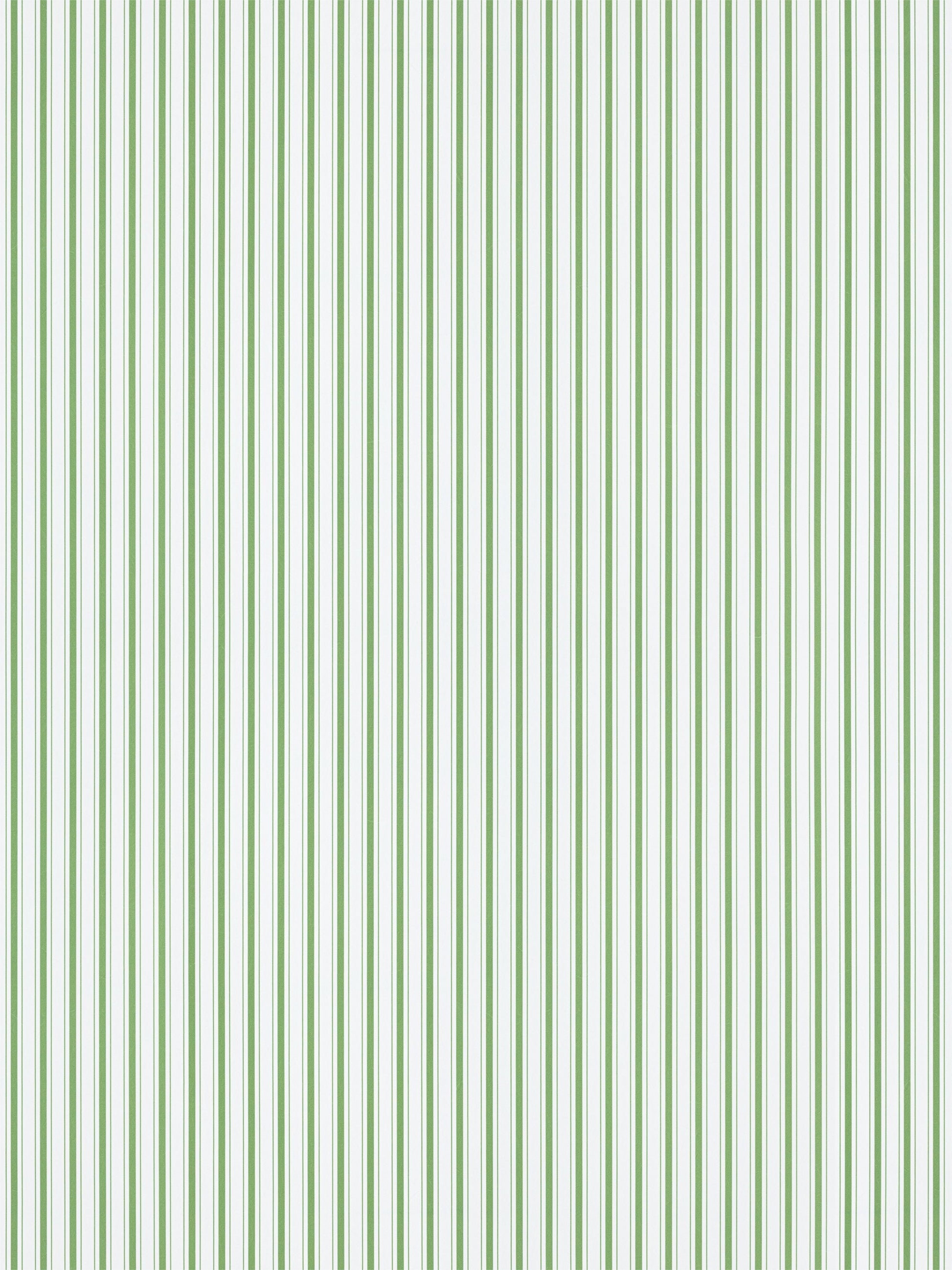 Vertical green and white striped pattern with alternating thin lines, suitable for wallpaper or fabric.